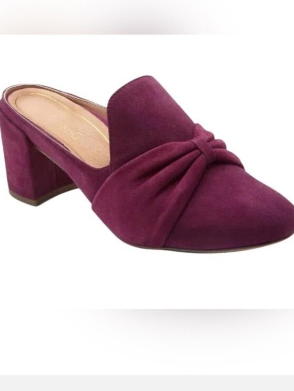 Vionic Plaza Presley Mule In Merlot NWOT